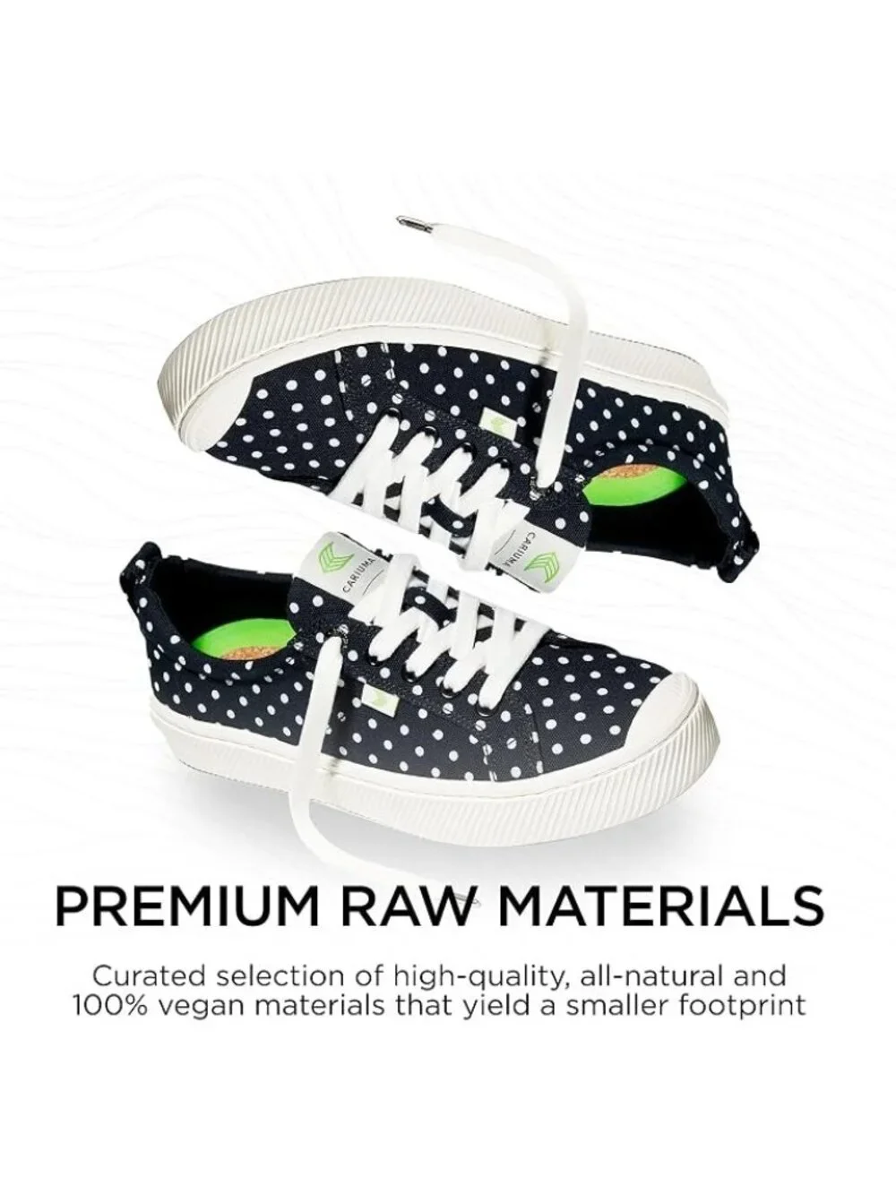Cariuma OCA Low Canvas Sneakers 100% Vegan Lightweight Sustainable Women's 7